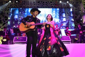 Leonardo y Angela Aguilar en Villa Hidalgo Jalisco