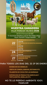 Muestra Ganadera Villa Hidalgo 2026
